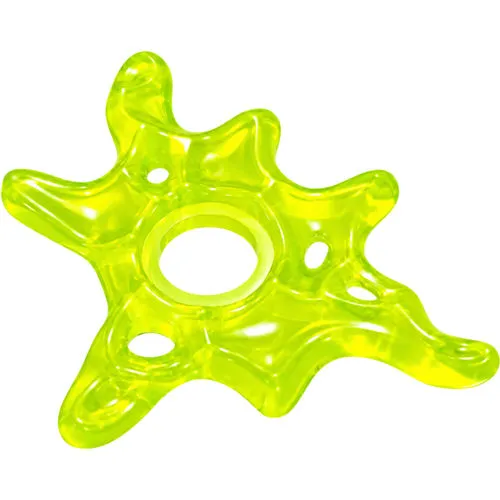 Minifigür Hayalet Slime Efekt 24mm delikli Sıçramış Leke - Şeffaf-Neon-Yeşil - 1