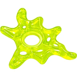 Minifigür Hayalet Slime Efekt 24mm delikli Sıçramış Leke - Şeffaf-Neon-Yeşil