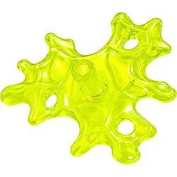 Minifigür Hayalet Slime Efekt 25mm çubuklu Sıçramış Leke - Şeffaf-Neon-Yeşil