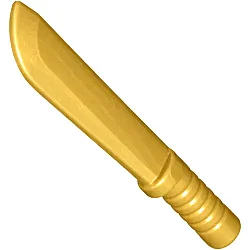 Mini Pala Kılıç 29mm Machete Silah - Perl-Altın