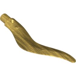 Mini Silah Kılıç 31mm Bitki-Hayvan Parçası - Perl-Altın - 1