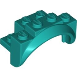 Kavisli Araç Çamurluk 2x4x2 Kaporta 35789 - Koyu-Turkuaz - 1