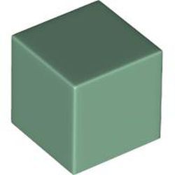 Minecraft Kafası Küp 13mm Düz Minecraft - Soft-Yeşil