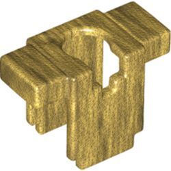 Minecraft Göğüs Zırhı 22mm Dikdörtgen - Perl-Altın