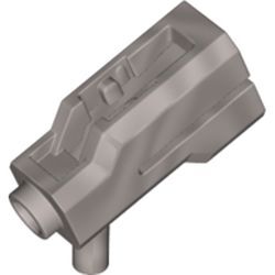 Mini Nişancı Silahı 23mm Fırlatıcı Blaster - Gümüş-Gri - 1
