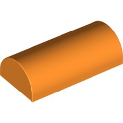 Kavisli Kemer Çatı Parçası 2x4 Mahya - Turuncu