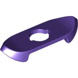 Mini Omuzluk Apolet 24mm sivri Omuz - Koyu-Leylak