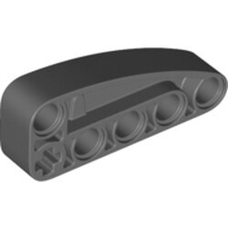Teknik Beam 2x5 L-Form Çeyrek Elips - Yeni-Koyu-Gri