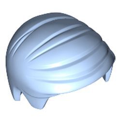 Mini Saç Peruk 14mm No 22 Erkek Yandan - Açık-Kraliyet-Mavisi - 1