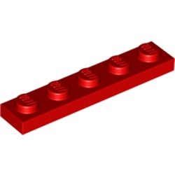 Yapı Plakası 1x5 - Kırmızı