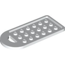 Delikli Çanta Bagaj Etiket Plakası 3x6 - Beyaz