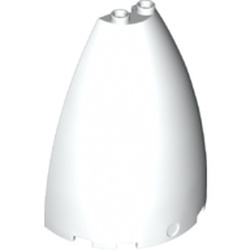 Yarım Konik Parça 3x6x6 Yumurta Form - Beyaz