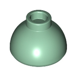 Yuvarlak Taş Kubbe 1x1 Şapka - Soft-Yeşil