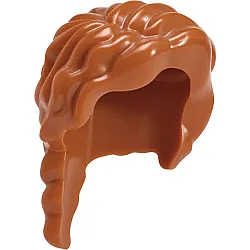Mini Saç Peruk No 368 Arkadan Örgülü Dalgalı - Koyu-Turuncu