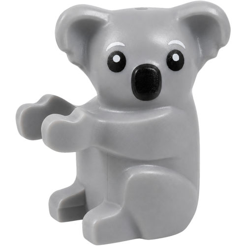Mini Hayvan Koala 16mm Baskı-No 5 Surat - Yeni-Gri - 1