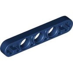 Yapı Kolu Konnektörü 5 delikli ince 1x5 - Koyu-Mavi