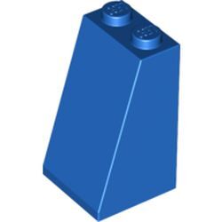 Eğimli Çatı Parçası 2x2x3 Solid Stud 75° - Mavi