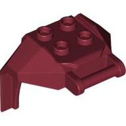 Büyük Figür göğüs Zırhı 32mm 4x3x3 Kokpit - Koyu-Kırmızı - 1