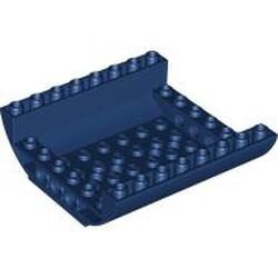 Kabin Gövde 8x8x2 ALT kısım Ters Eğim - Koyu-Mavi - 1