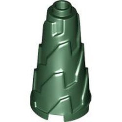 Yuvarlak Koni 2x2x3 Tırtıklı Matkap - Koyu-Yeşil