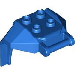 Büyük Figür göğüs Zırhı 32mm 4x3x3 Kokpit - Mavi - 1