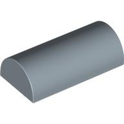 Kavisli Kemer Çatı Parçası 2x4 Mahya - Soft-Mavi