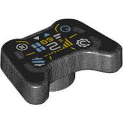 Mini Oyun Kumandası 15mm GamePad Baskı-No 3 F1 Direksiyon - Titan-Rengi - 1