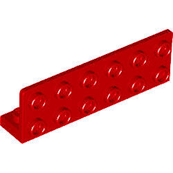 Ters Braket 2x6 1x4 Kesimli - Kırmızı