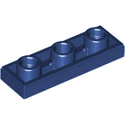 Ters Fayans 1x3 ortası delik - Koyu-Mavi - 1