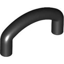 Kavisli Çubuk 19mm U-Form - Siyah