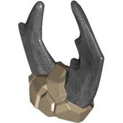 Mini Başlık 26mm Baskı-No 246 Böcek Pençe Form - Koyu-Bej