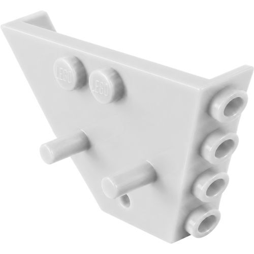 Trapez Panel Damper Uç Parçası 6x2 Çift Pimli - Beyaz - 1